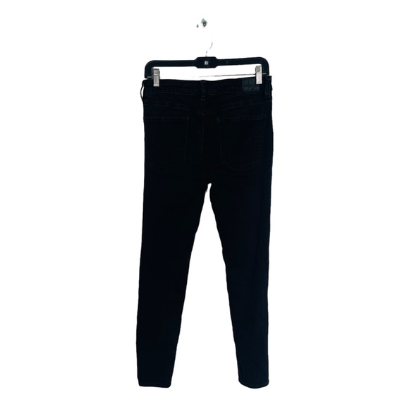 American eagle hi rise jegging black distressed next level stretch 8 short - Picture 9 of 11